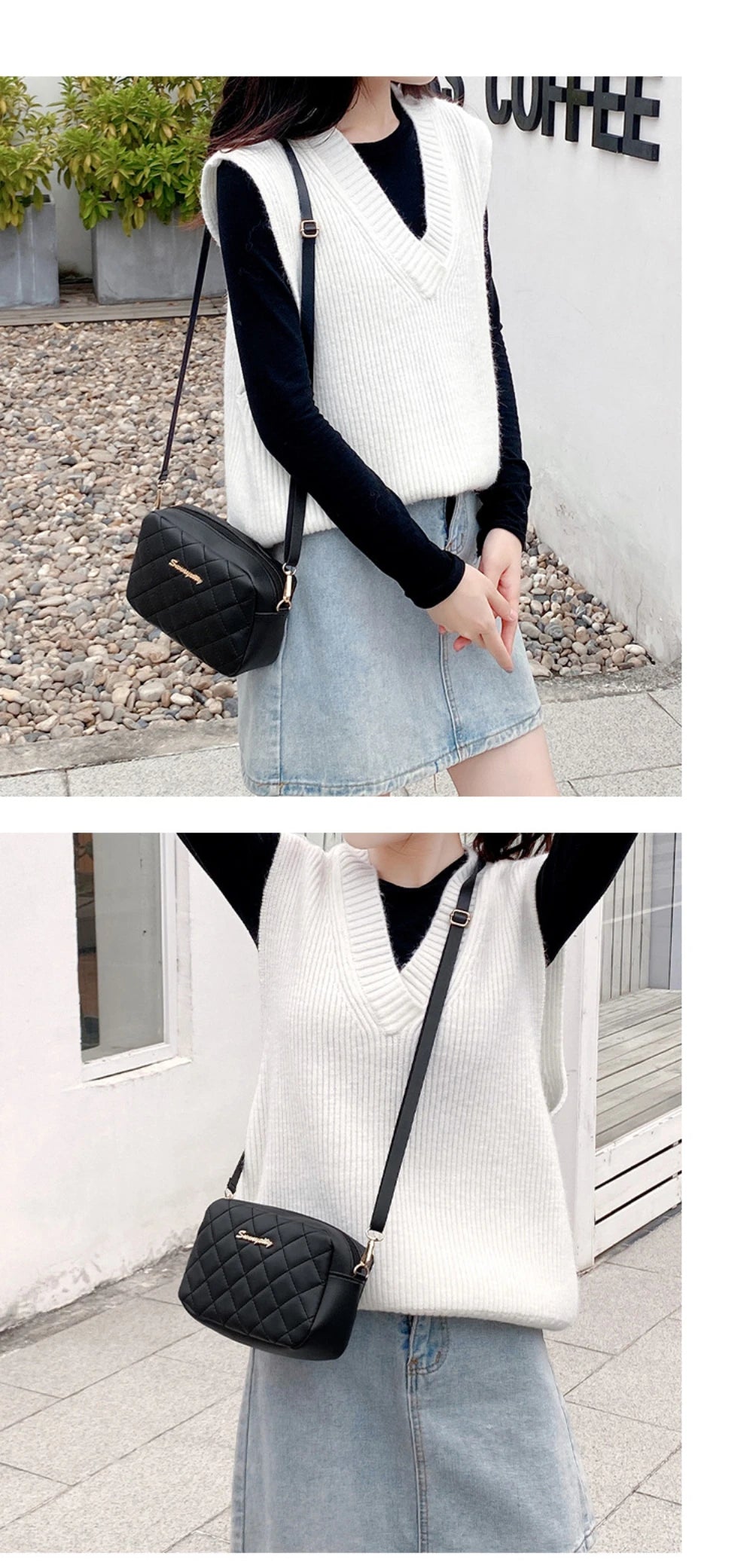 "2024 Trendy Tassel Small Messenger Bag – Elegant Lingge Embroidery Crossbody for Women" ✨👜